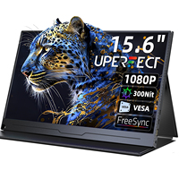 UPERFECT 15.6Inch LCD Monitor Portable Ultrathin 1080P IPS FHD USB Type C Dispaly For Laptop Phone XBOX Switch PS5 Gaming Screen