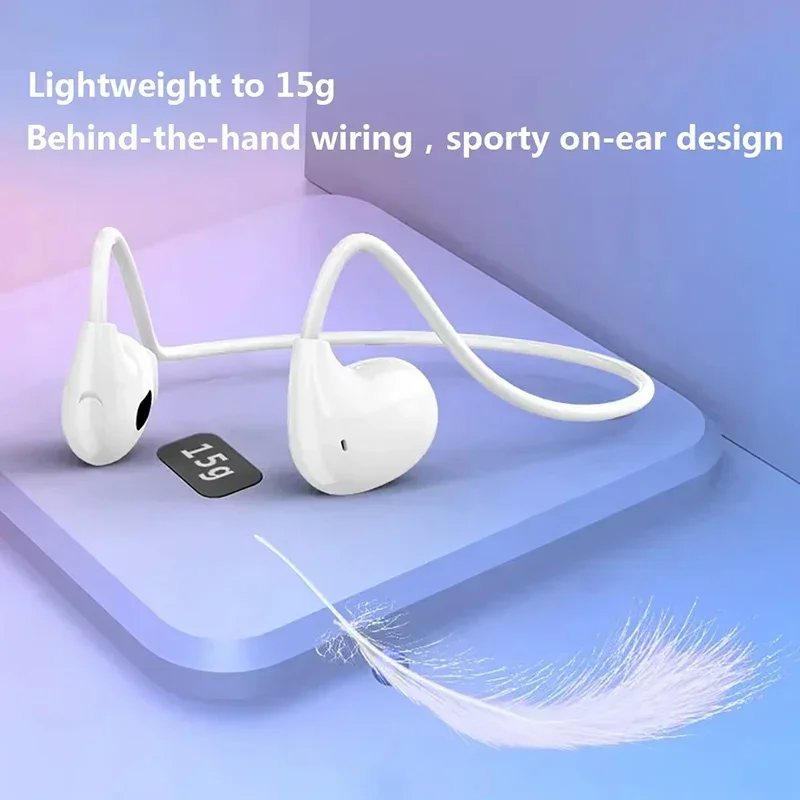 Беспроводная Bluetooth-гарнитура Xiaomi VV4 5.3, водонепроницаемые наушники с микрофоном, стерео с воздушной проводимостью, спортивные наушники