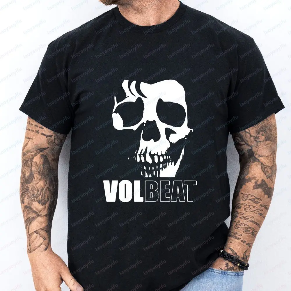 Volbeat Band-Volbeat Pop Band Summer Casual Trendy Multi-Purpose Short-Sleeved Men's and Women's Round-neck T-Shirt