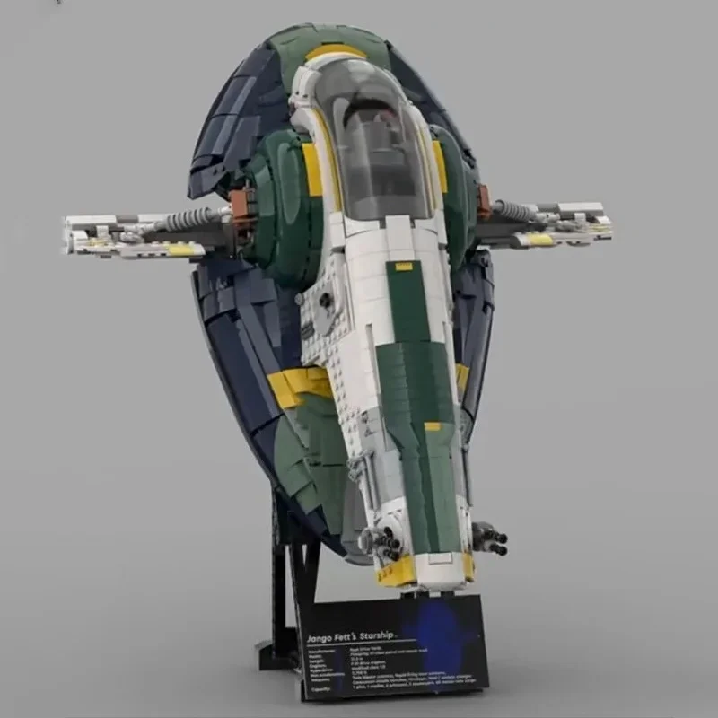 

2970pcs Star Battle Jango Fett's Firespray-Class Starship Model Building Blocks Bricks Legoing 75409 Diy Creative Toy Gift