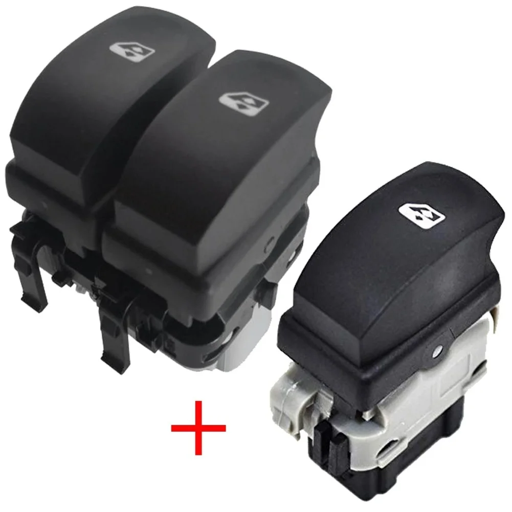

Front Rear Car Power Window Control Switch For Clio III 2005-2014 For Twingo II 8200214939 Replacement