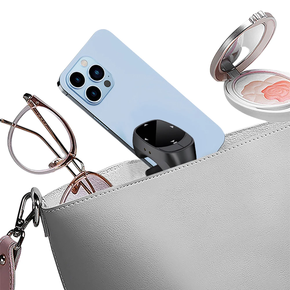 Remote Control BT Camera Video Recording Remote Page Turner Clicker Remote Scrolling Ring for for for for for iPhone Android