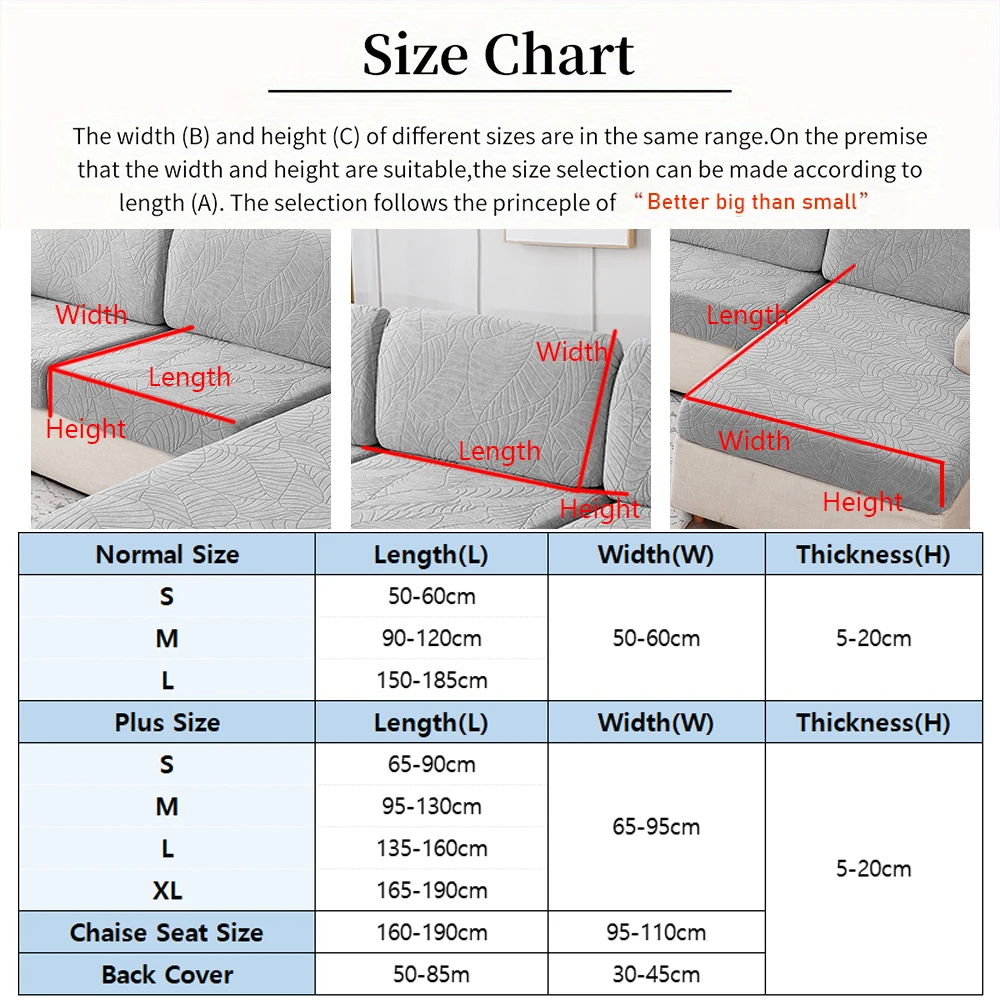 1PC Patio Jacquard Sofa Cover Stretchy Pure Sofa Seat Slipcover Detachable Waterproof Splash Couch Cover Garden Outdoor Decor
