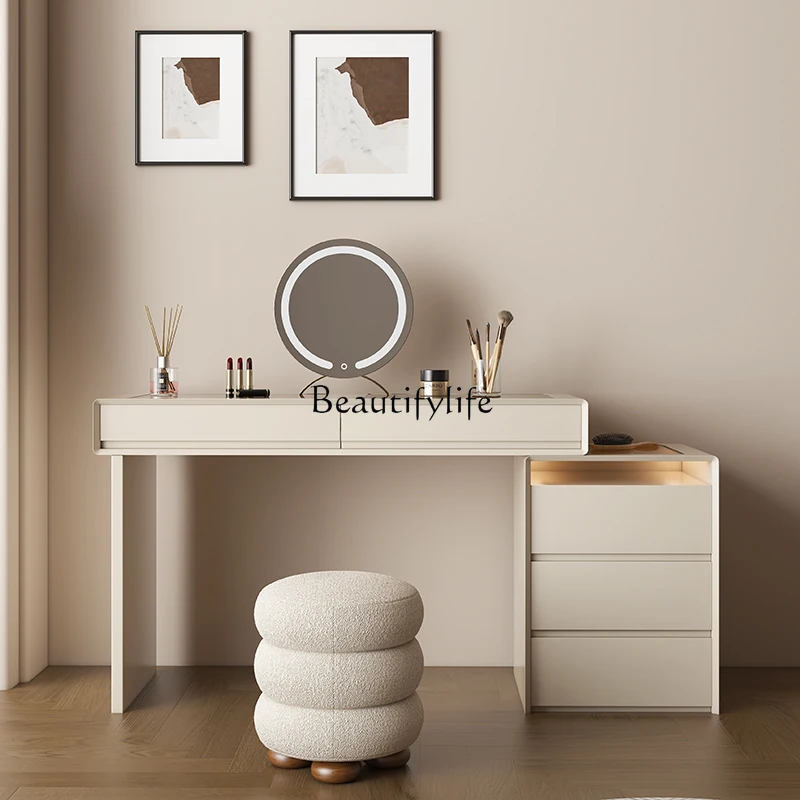 

Solid wood dresser modern simple bedroom minimalist dressing table chest