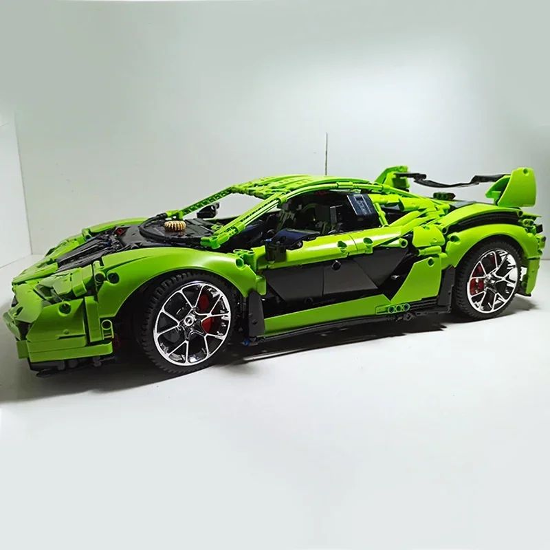 Moc blocos de construção supercar modelo velocidade campeão tijolos técnicos diy montagem brinquedos construção para crianças presentes do feriado