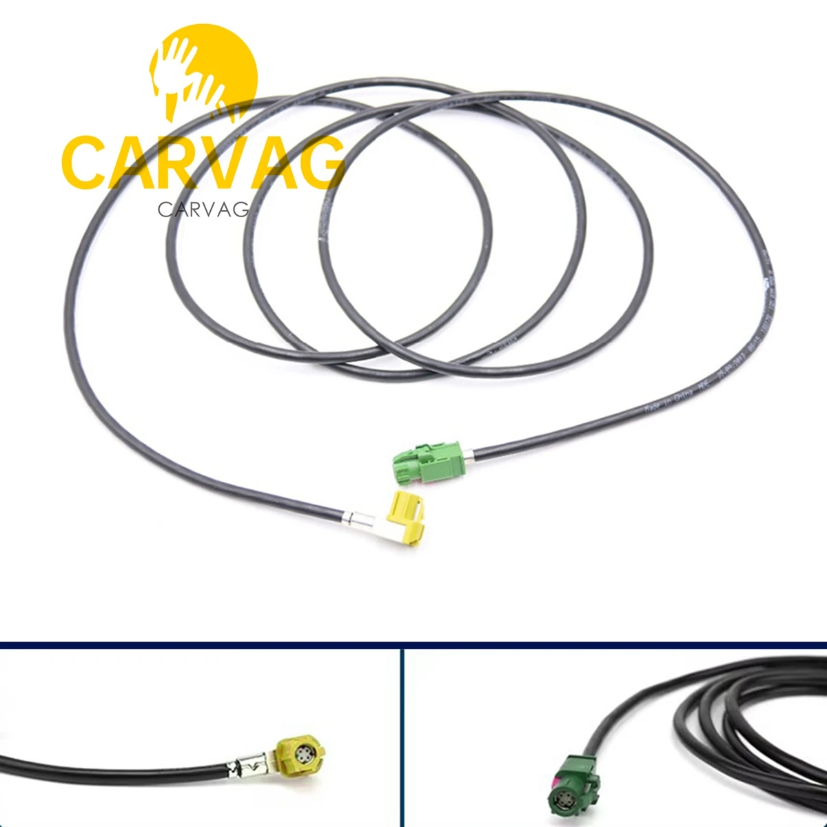 180CM HSD Video Line CABLE - For Benz Audi VW Screen Display MMI AMI MIB 2 CARPLAY Virtual Cluster LCD LVDS Install Harness Wire