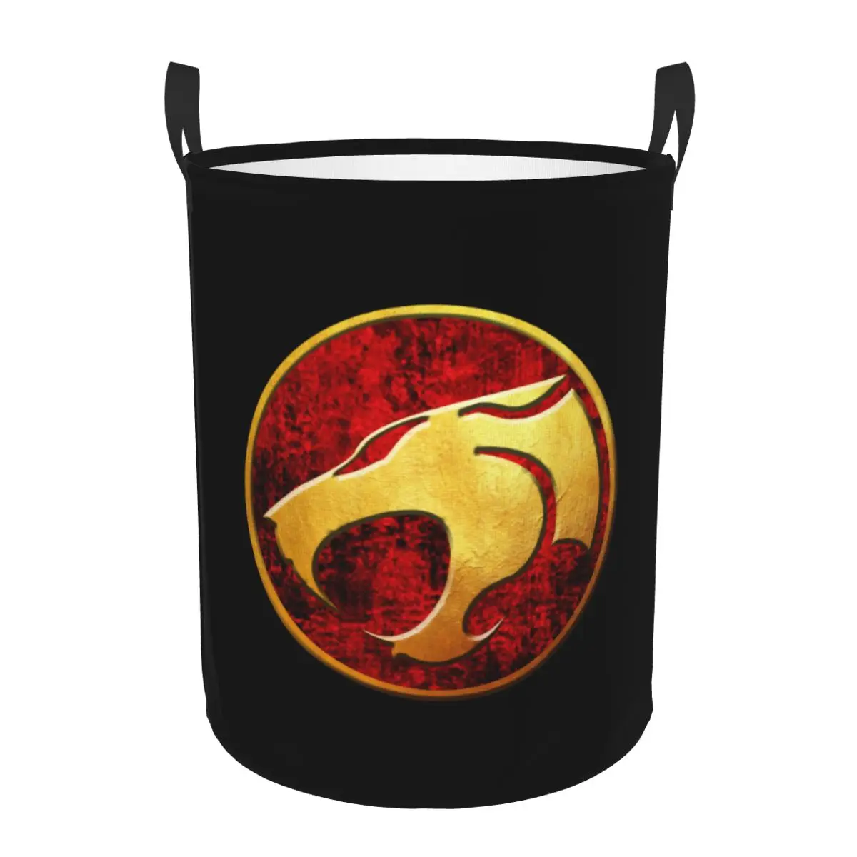 Thundercats Gold Cartoon Logos Laundry Hamper Large Storage Basket Anime Cheetara Girls Boys Toy Organizer