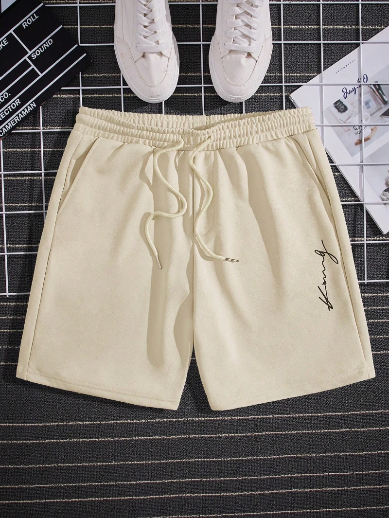 Pantalones cortos de yoga Bermudas holgadas y cómodas con cordón para Halloween, Navidad, Año Nuevo, adecuadas para exteriores, lisas y simples