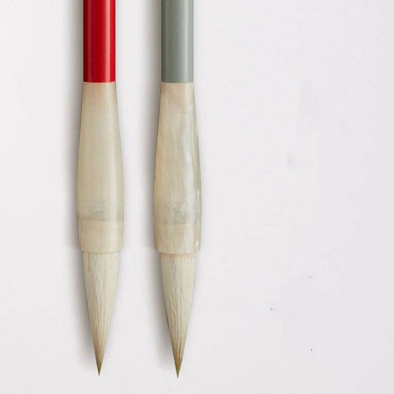 Weasel Woolen Multiple Hair Calligraphy Brush Medium Regular Script Brush Official Running Script Brush Chinese Painting Brush