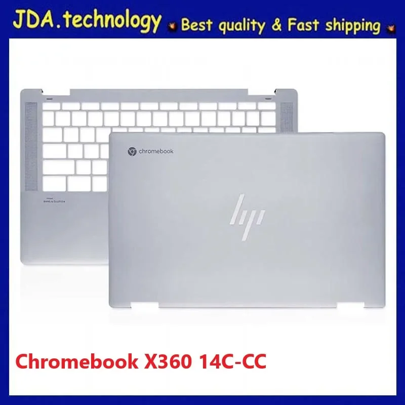 

MEIARROW New case For HP Chromebook X360 14C-CC LCD back cover A cover /Palmrest Upper cover