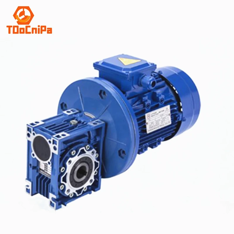 Turbine Worm Reducer RV Small Turbo Motor Reducer NRV 220v 380v Low Energy Consumption Fast Heat Dissipation