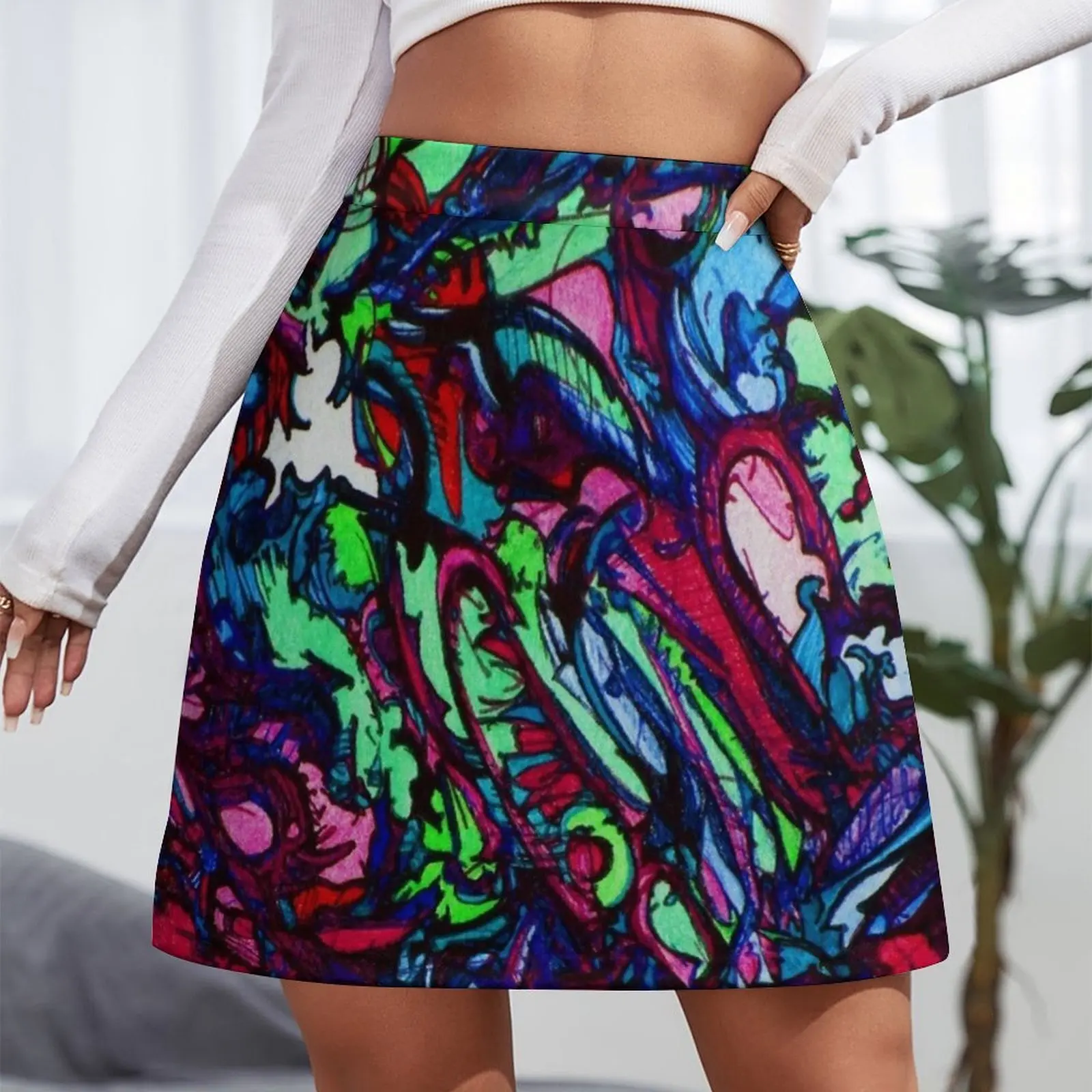 Garden Dream Mini Skirt luxury designer clothing women korean luxury clothing Mini Skirt