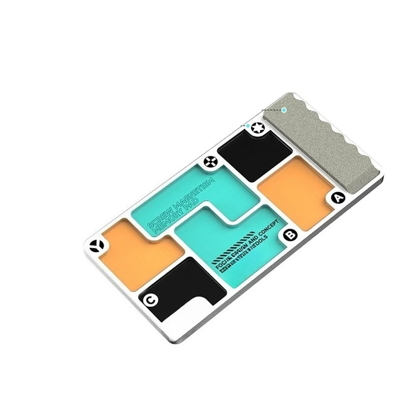FOR Mobile Phone Computer Repair Small Screws Magnetic Storage Memory Board Sorting Tools Aluminum Alloy Magnetic Storage Disk