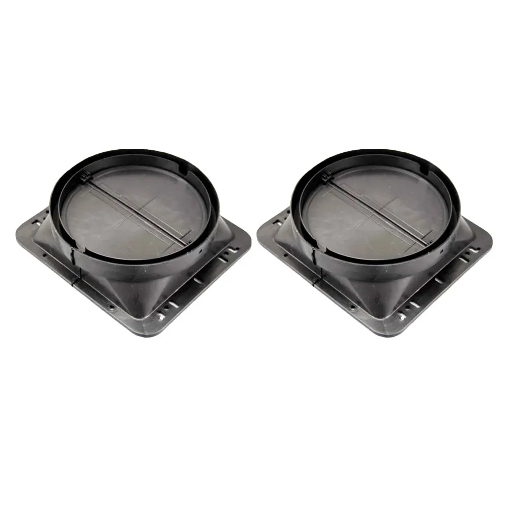 

2Pcs Range Hood Base Practical Kitchen Ventilator Check Valve Durable PP Material Suitable for Home Hotel Restaurants
