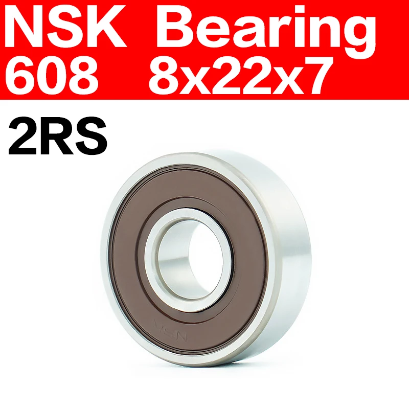10-50pcs origina japan NSK bearing 608 8x22x7 mm 608ZZ 608-2RS  RS -2RS DDU bearings