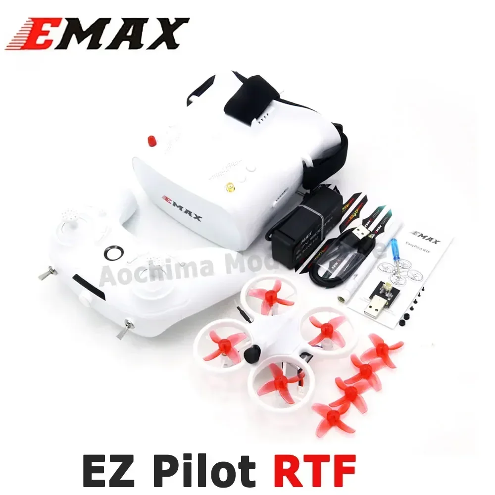 Emax EZ Pilot 82MM Mini 5.8G Indoor FPV Racing Drone RTF /BNF met brilbril 600TVL CMOS Camera 37CH 25mW voor beginners