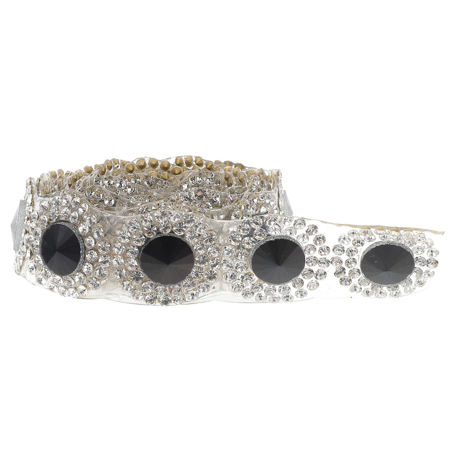 

Rhinestone Webbing Diy Crafts Diamond Ribbon Clothes Making Tool Glass Rhinestone Belt Sparkle Trim Glitter Tape Wedding Crafts
