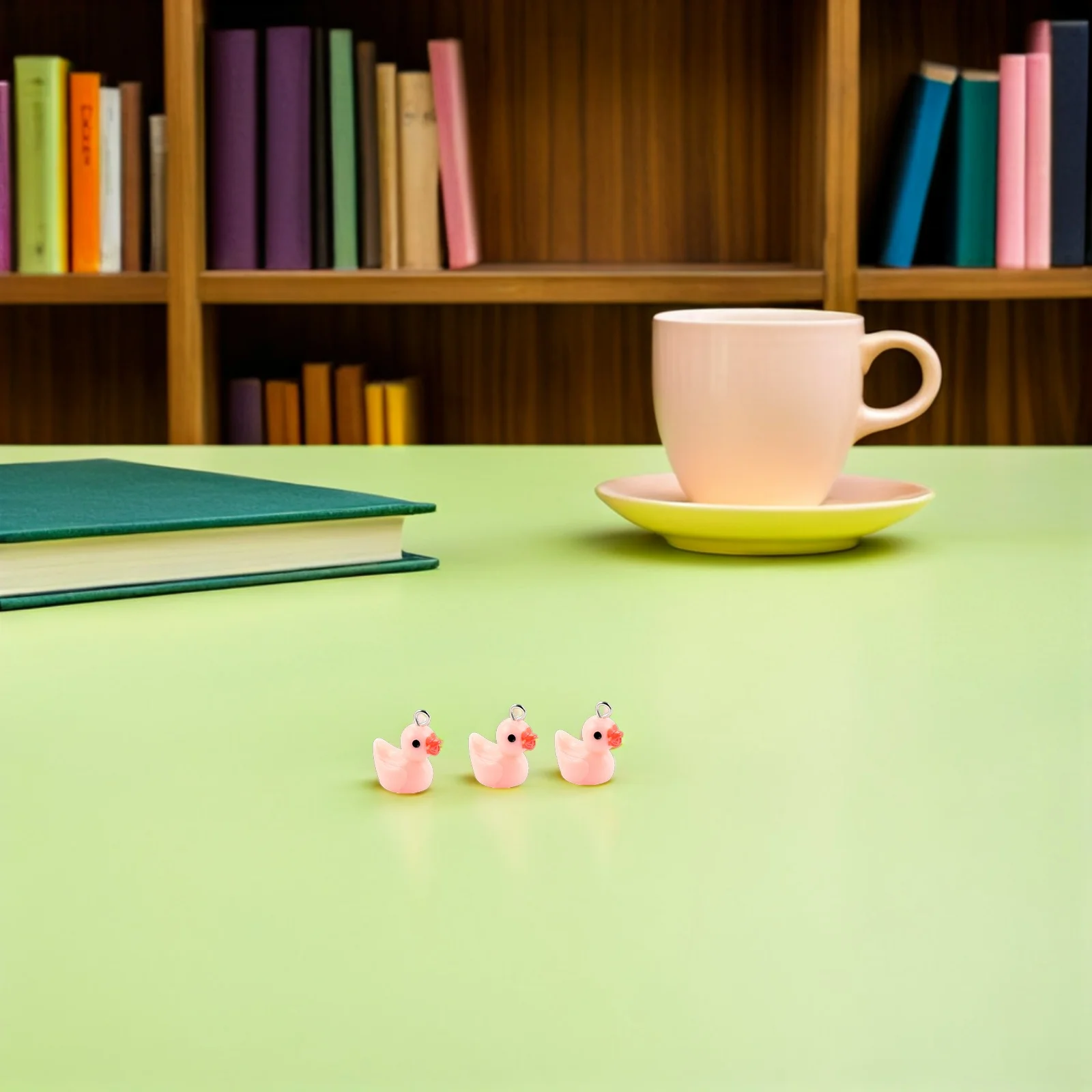 

30pcs Resin Duck Charms Lovely Cartoon Pendants For Jewelry Making Craft Diy Necklace Earrings Hanging Decor Duck Pendants