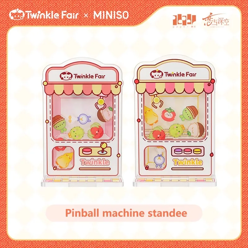 

Love and Deepspace TWINKLE FAIR Claw Machine акриловая подставка милый настольный декор аниме игровая периферия коллекционный подарок на складе