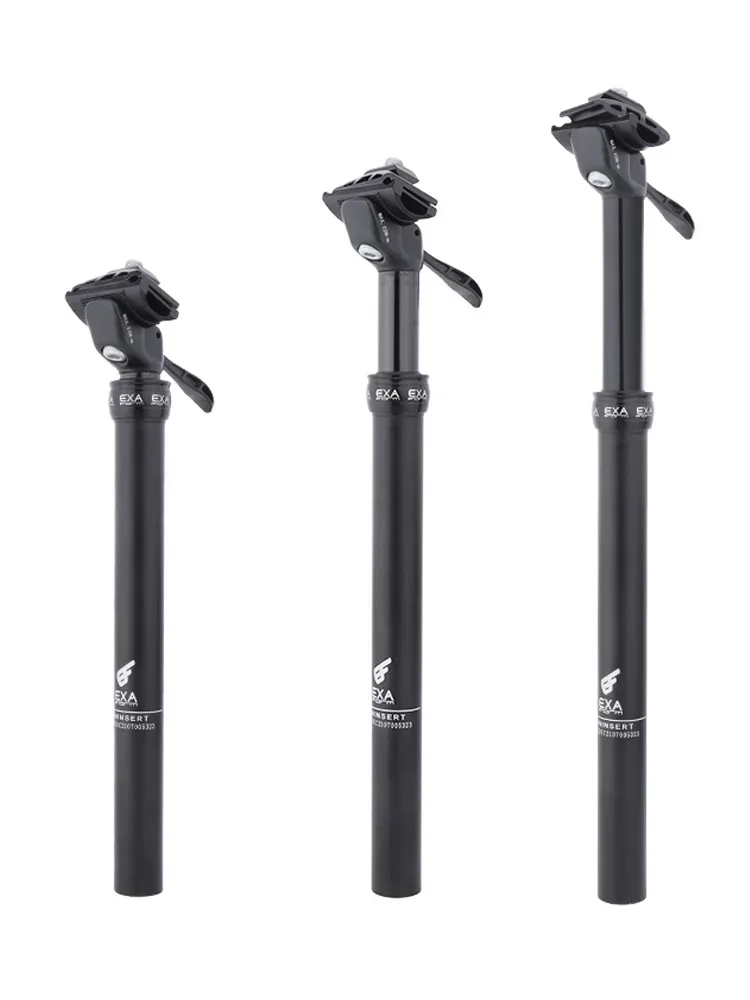 KS EXA Fahrrad-Dropper-Sattelstütze 27,2mm MTB-Sattelstütze 30/30,4/30,8/31,6/33,9mm Hydraulische Handsteuerung Rennrad-Sattelstütze