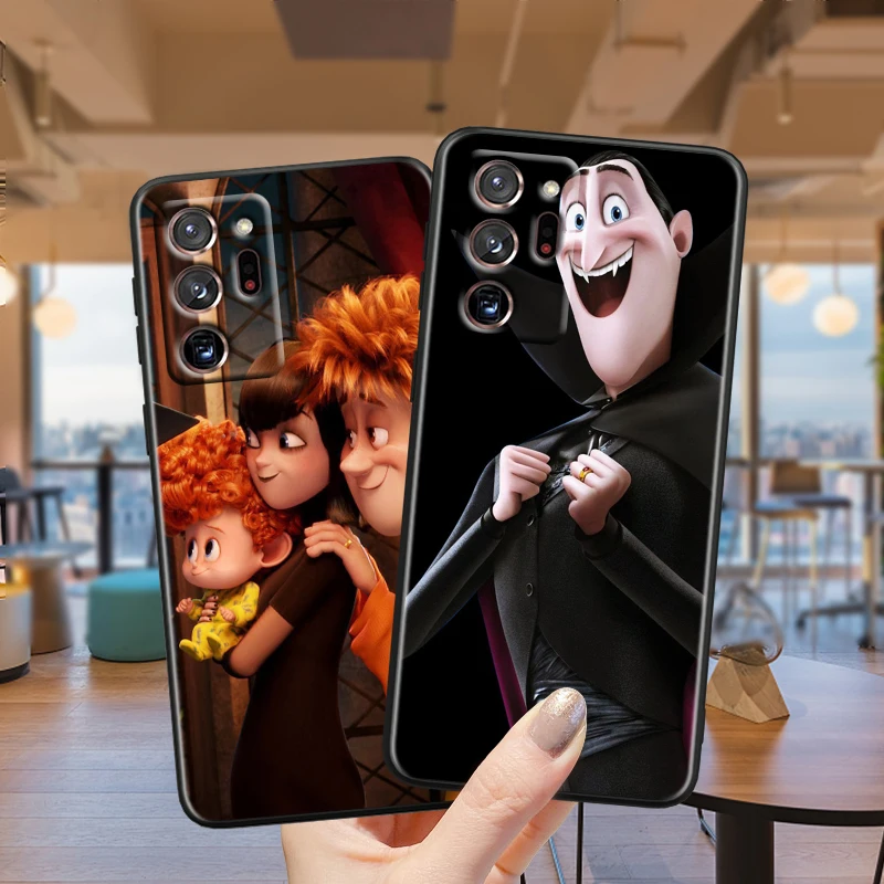 Hotel Transylvania Disney Film For Samsung Note 20 10 Ultra Plus A31 A14 A12 A70 A34 A25 A04 A05 A15 A24 5G Black Funda