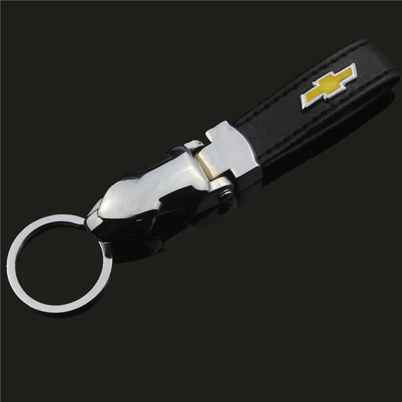 Leopard Head Key Ring Car Key Chain Decoration for Chevrolet Cruze Aveo Malibu Captiva Lacetti Camaro Sail Cavalier Silverado