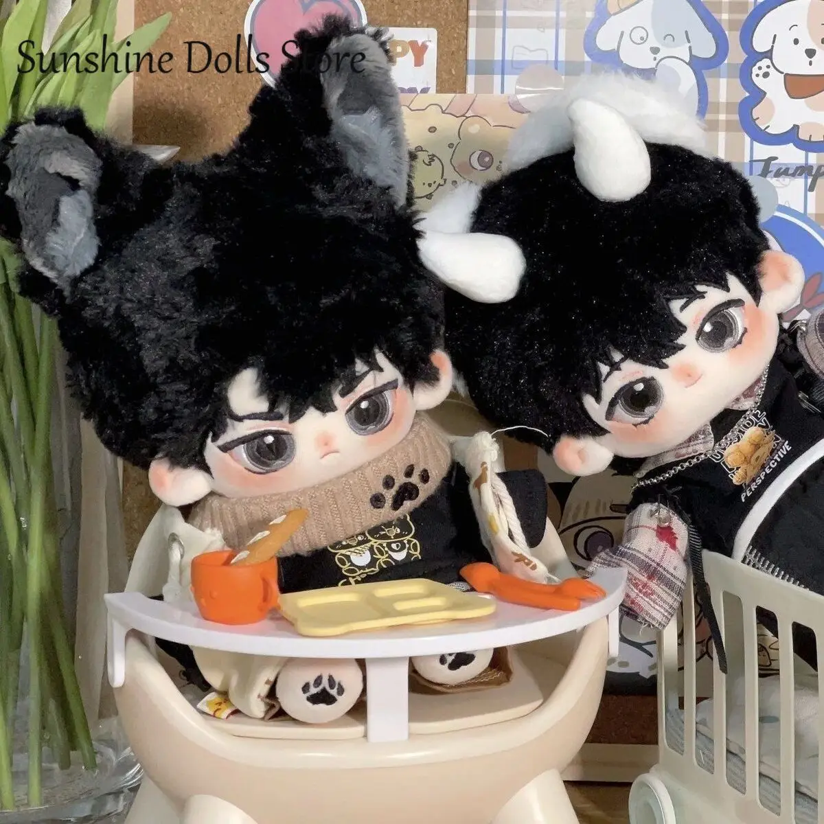 

Omniscient Reader's Viewpoint Jin Doksi Cute 20cm Plush Doll Body Anime Cosplay Dress Up Clothes Figures Plushies Xmas Gift