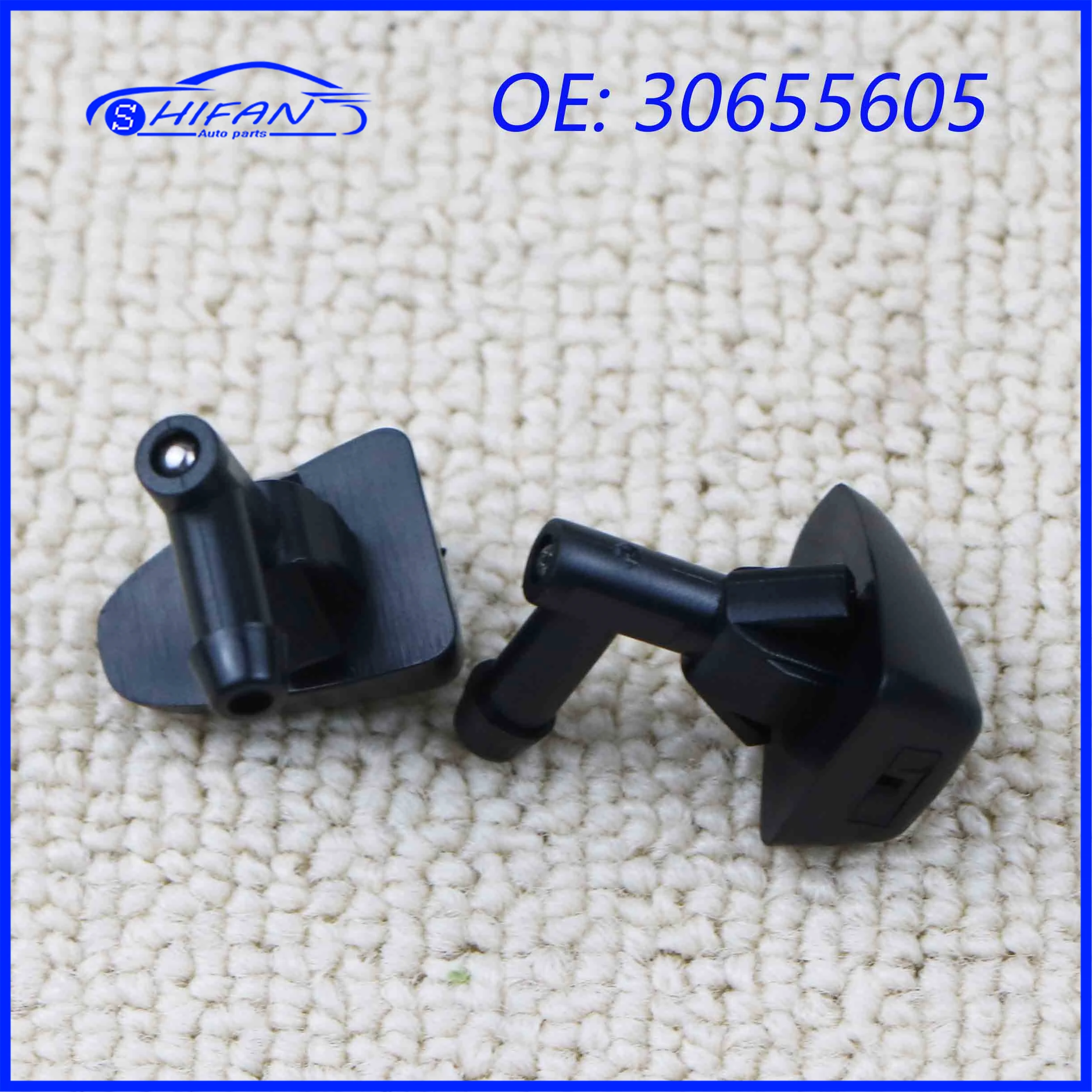 

2Pcs 30655605 Front Windshield Wiper Washer Nozzle Spray Jet For Volvo C30 V40 S40 V50 C70 S70 S80 XC70 XC90 7845009