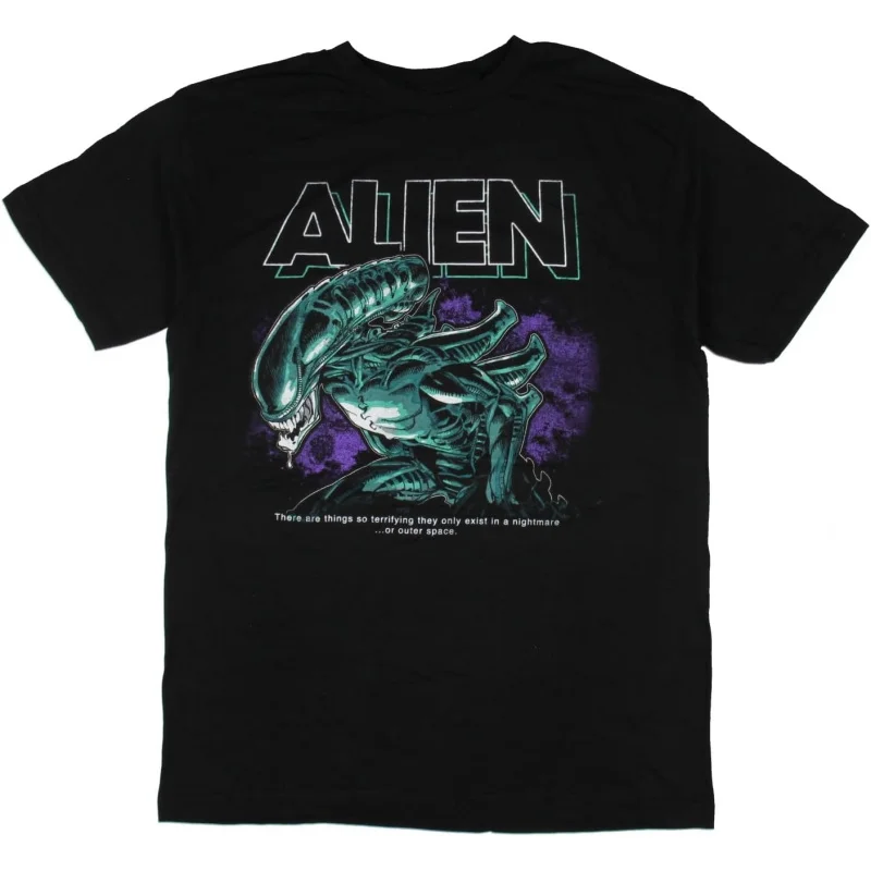 Space Horror 0410 Sci-Fic Alien Gift T-Shirt Weyland Xenomorp 100% cotton Short Sleeve Graphic clothes All size tops S-6XL