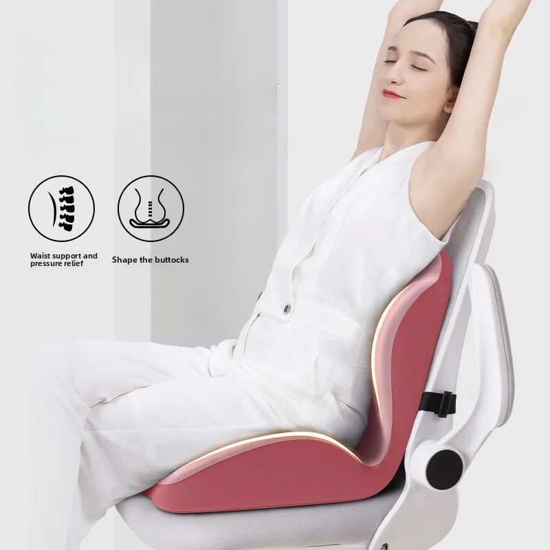 Memory Cotton Seat Pad Office Sedentary Sitting Position Ergonomic Orthopedic Correction Waist Cushion