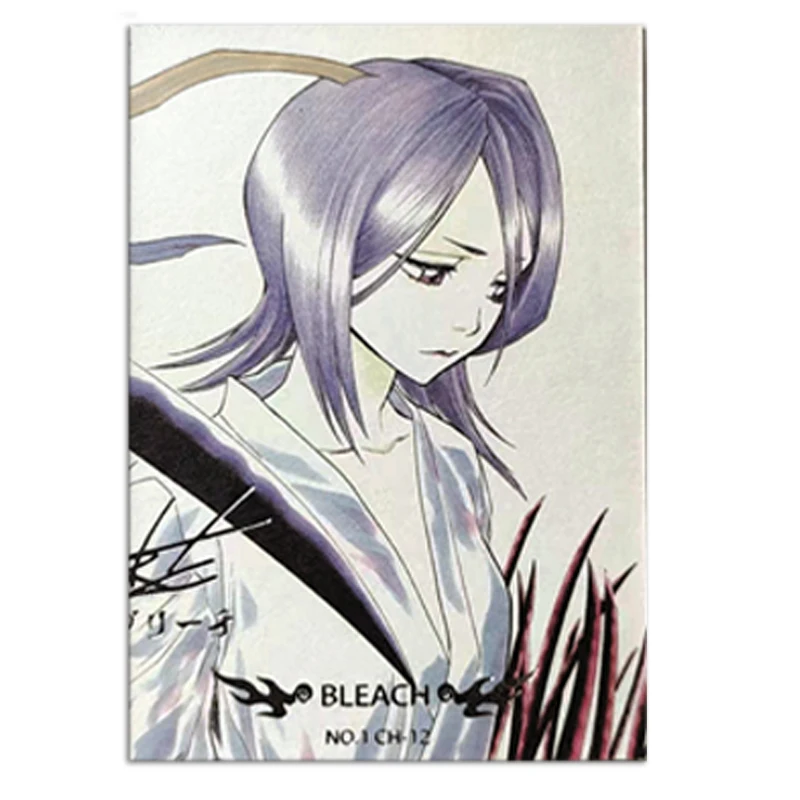 Anime Bleach Kurosaki Ichigo Kuchiki Rukia 20Th Anniversary Ch Card Game Collection Rare Card Kids Toys Boy Birthday Present