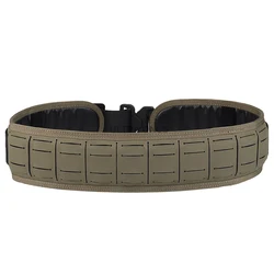 Cinturon tactico MOLLE ajustable para airsoft, caza y paintball