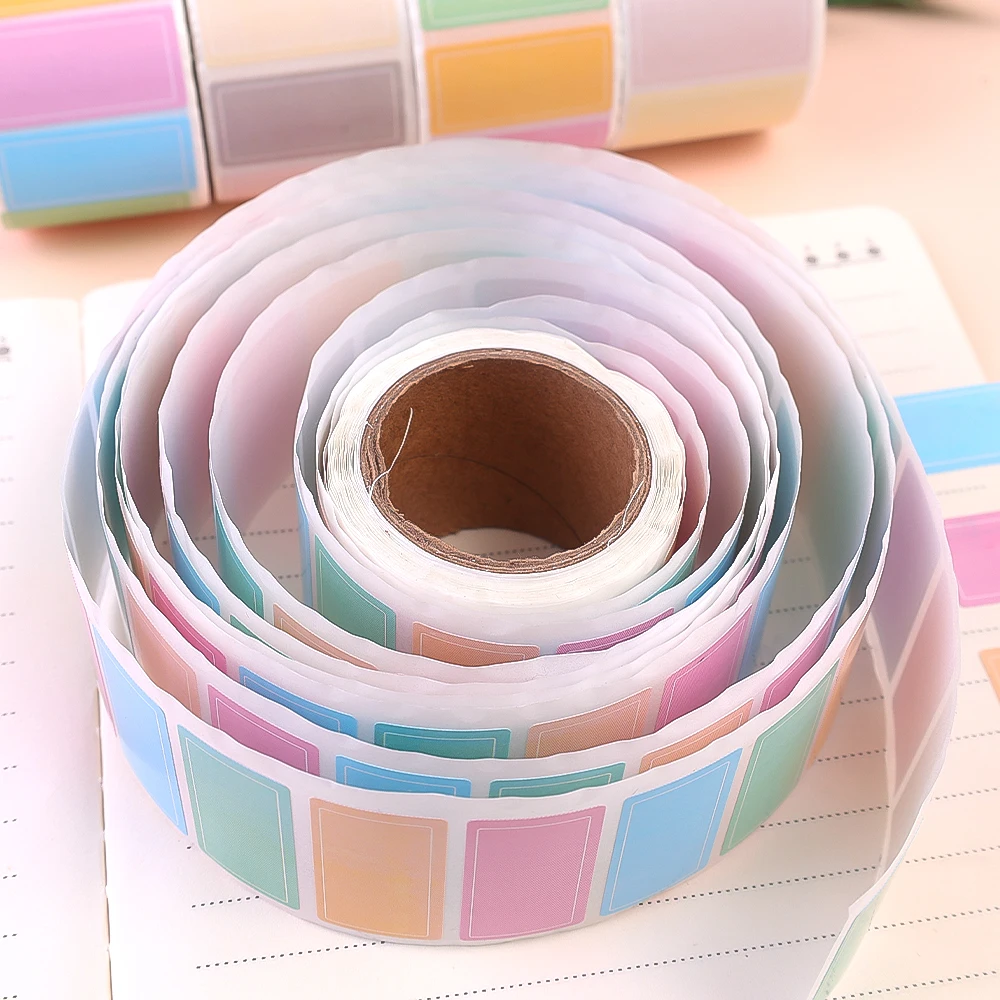 Writable Jars Labels Waterproof Spice Sticker Craft Kitchen Sticker Bottles Stationery Gifts Tag DIY Envelope Sealing Sticker