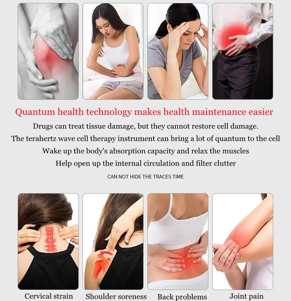 Professional Blue Light Therapy Relieves Shoulder Neck Back Leg Pain Quantum Light Wave Instrument Terahertz Blower