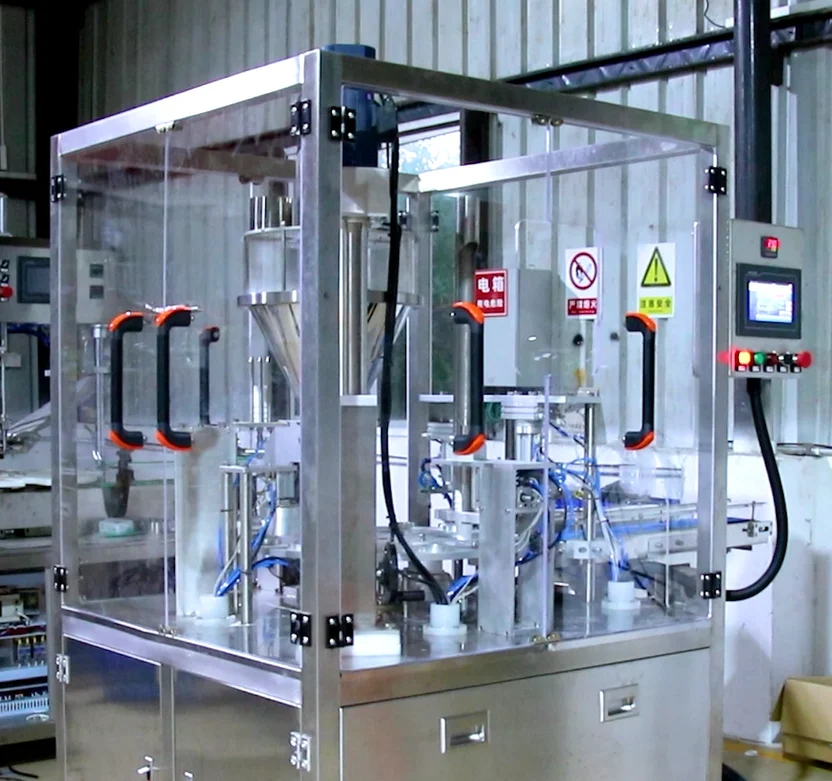 Multi-Function Packaging Machines Fully Automatic k Cup Nespresso Coffee Filling and Sealing Packaging Machine