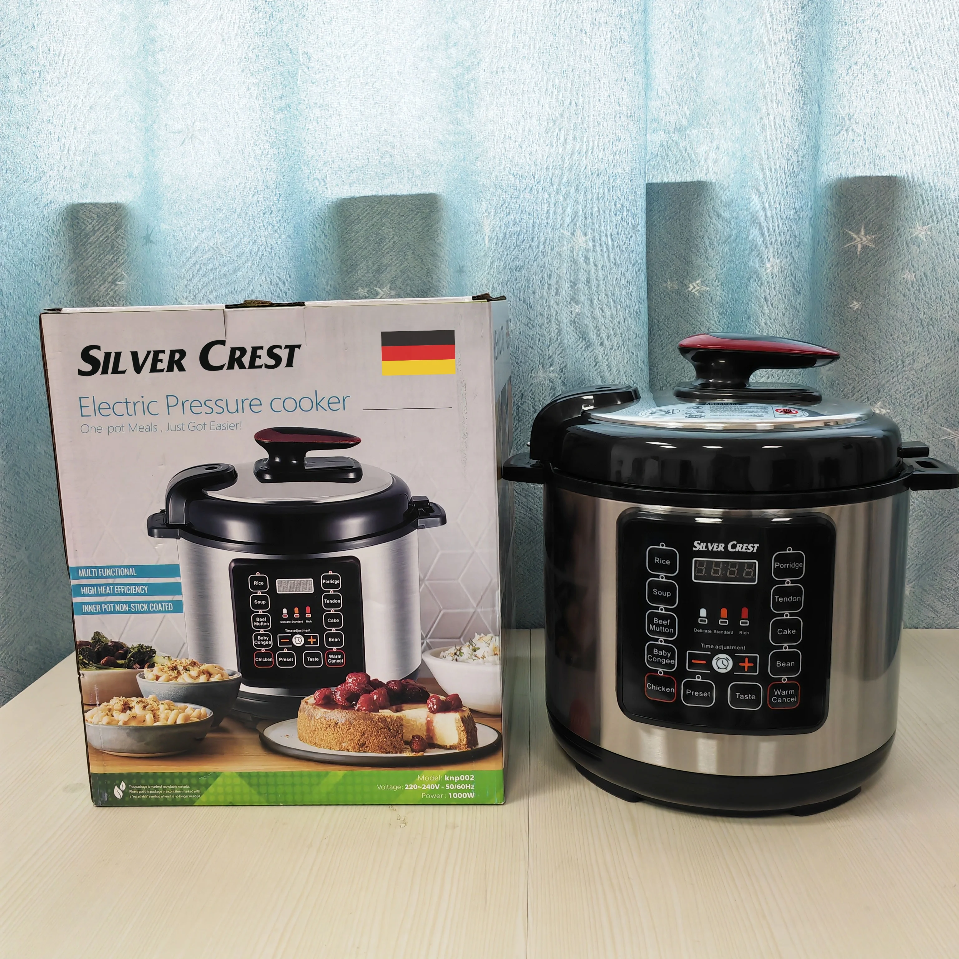 Electrodomésticos De cocina 6l 1000W Olla De Presion Olla De Presion Olla De Cocina múltiple inteligente Ollas a presión eléctricas