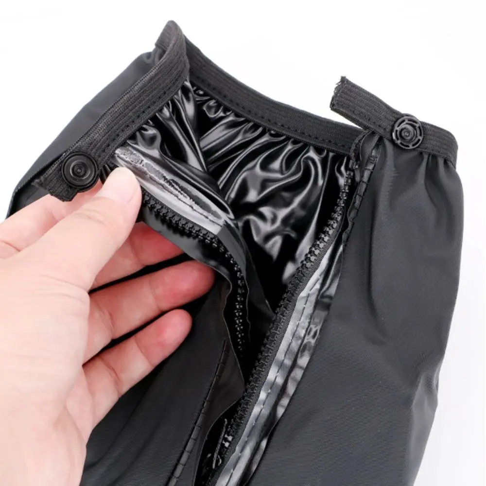 أغطية القدم أحذية المطر ذات الأنبوب العالي غطاء الحذاء السميك المتين غير القابل للانزلاق ومقاوم للاهتراء وواقي الأحذية المقاوم للماء والأنشطة المائية #4