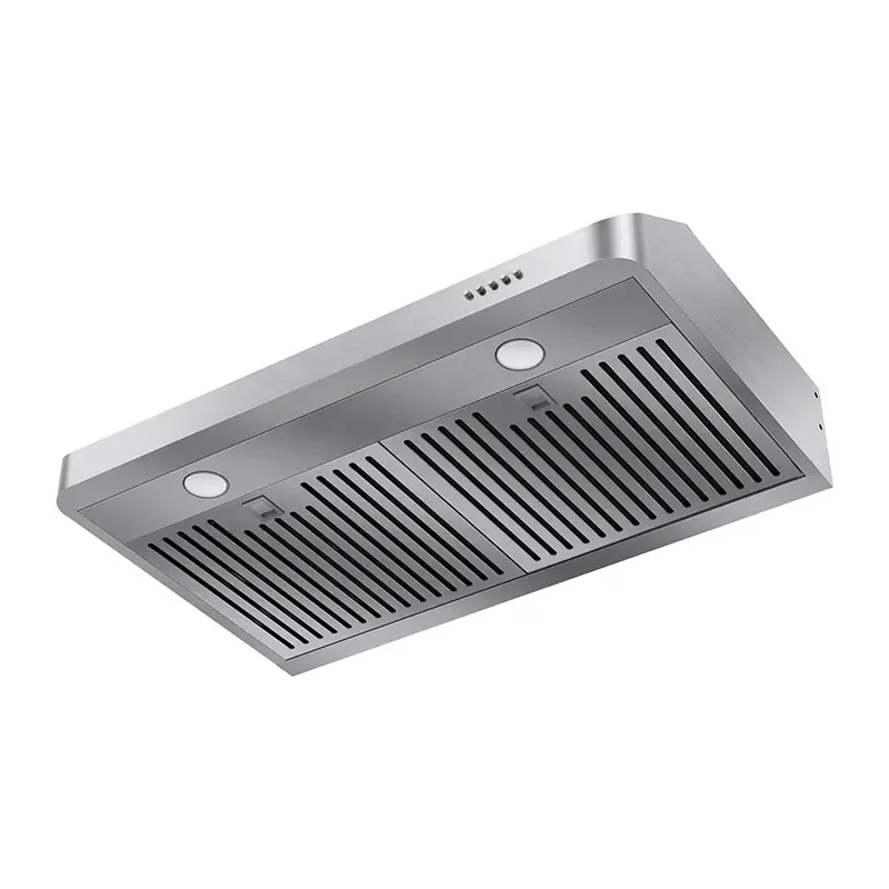 1500CFM Industrial Exhaust with Fire Suppression - NSF-Certified Stainless Steel Range Hood