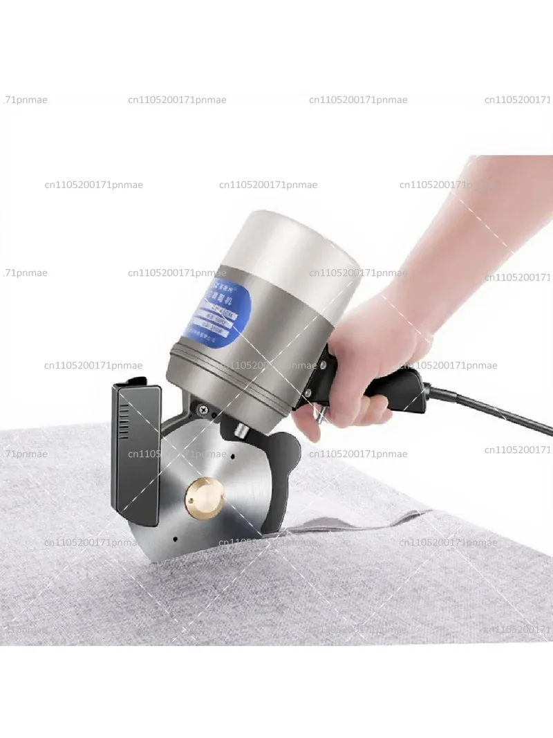 350W 125MM Electric Round Knife Cutting Machine for Cloth Leather Blanket Fabric Cardboard Cutter Cutting Thickness 4.5CM