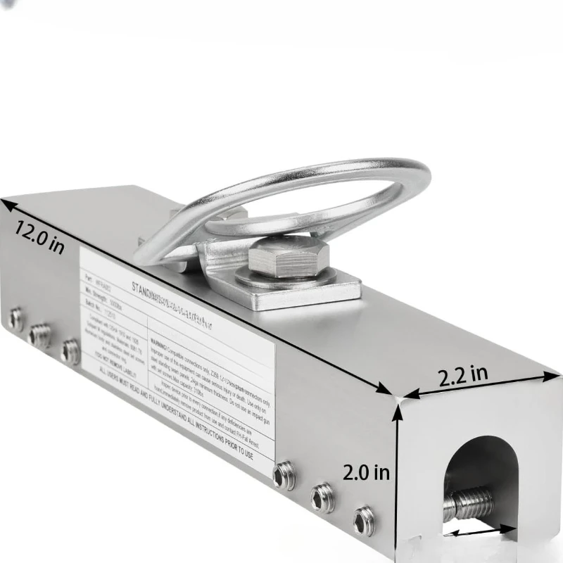 

Standing Seam Roof Anchor with D Ring Installation Aluminum Drop Protection Roof Cover