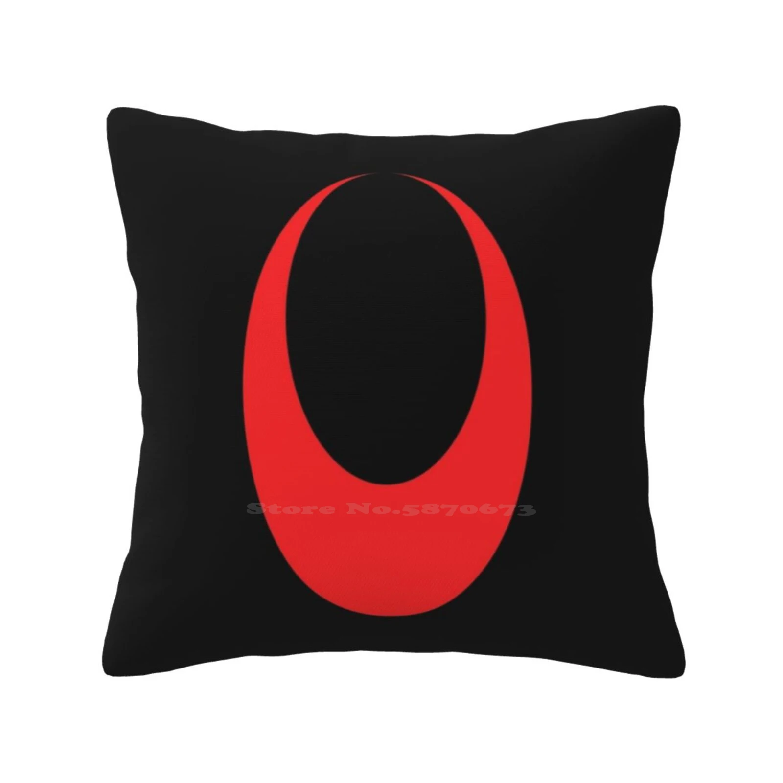 Oval Rounded Minimalistic Fashion Sofa Throw Pillow Cover Pillowcase Minimalistic Eye Snooker Funnyoval In Oval Oval Inside