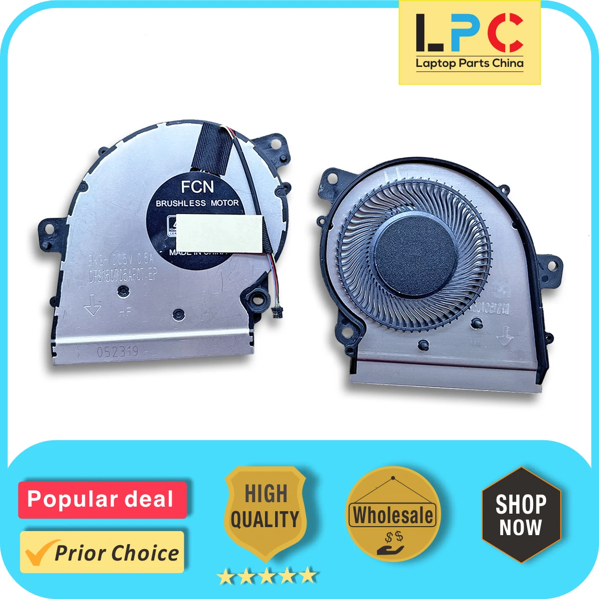 For Lenovo Flex 6-14IKB 530-14ARR 530-14IKB GPU Cooling Fan 5H40R19574 New Original Laptop Cooler Radiator Heat Sink