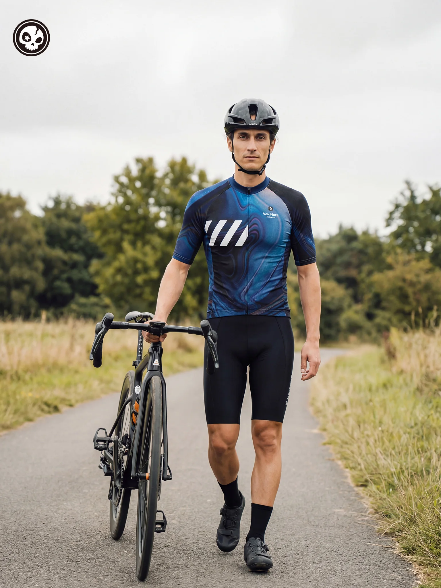 VELONUTS Sommer-Radtrikot-Shirt leicht elastisch schnell trocknend atmungsaktiv Kurzarmtrikot Herren- und Damen-Radsportbekleidung