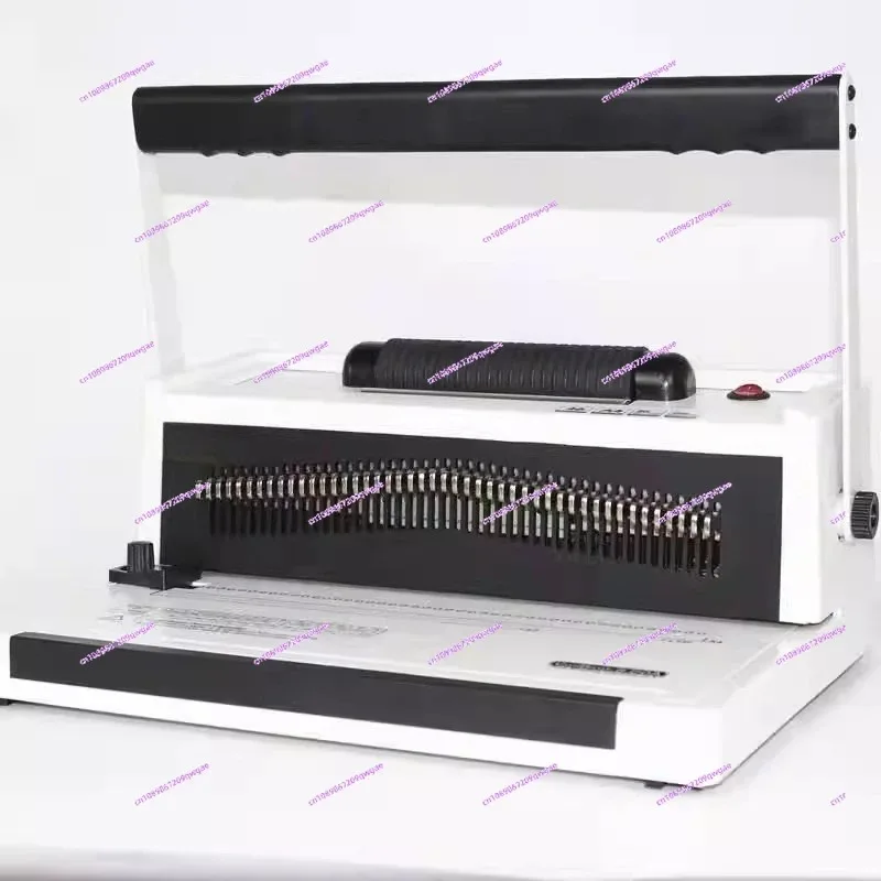 S20A Spiral Plastic Ring Binding and Punching All-in-One Machine Card Loose-leaf Book Single Coil Electric Binding Machine