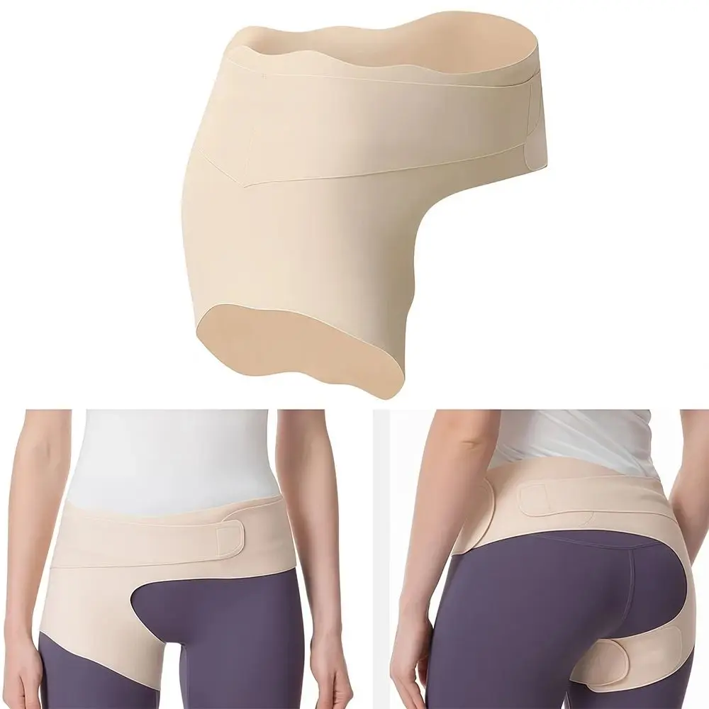 

Ultra Thin Hip Brace High Elestic Sciatic Nerve Relief Groin Wrap Breathable Adjustable Hip Bone Fixation Strap For Women & Men