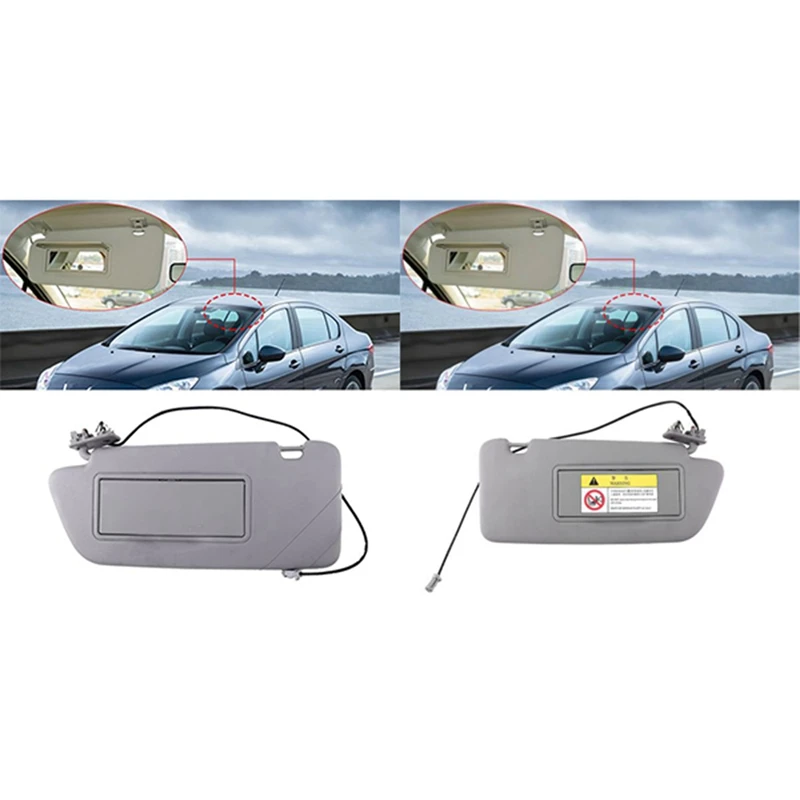 

Car Sun Visor Shield Shade Board For Peugeot 2008 3008 301 308 308S 408 508 Citroen C5