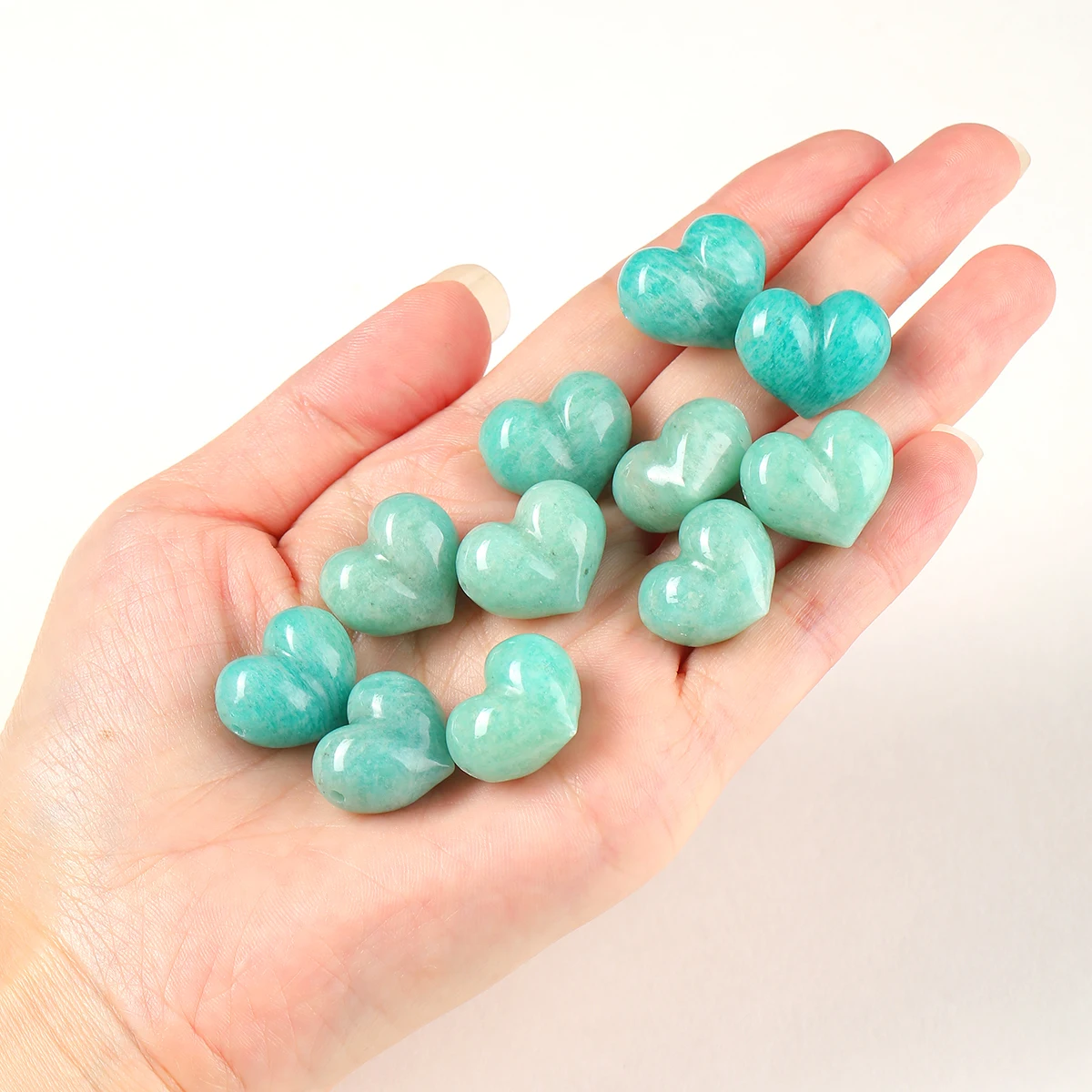 16*20 MM Natural Stone Amazonite Peach-Shaped Bead For Jewelry Making DIY Bracelet Necklace Accessories Wholesale