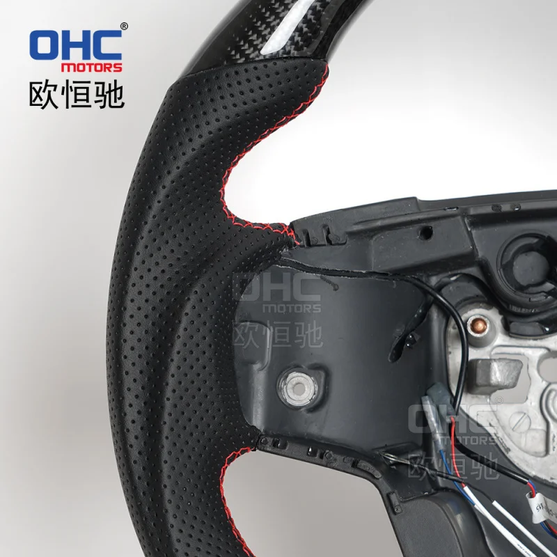 For  Ford Everest 2016-2020 American modified carbon fiber LED sports off-road car steering wheel