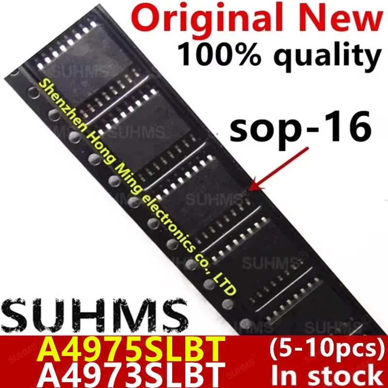 (5-10piece)100% New A4975SLBTR-T A4975SLBTR A4975SLBT A4973SLBTR-T A4973SLBTR A4973SLBT sop-16
