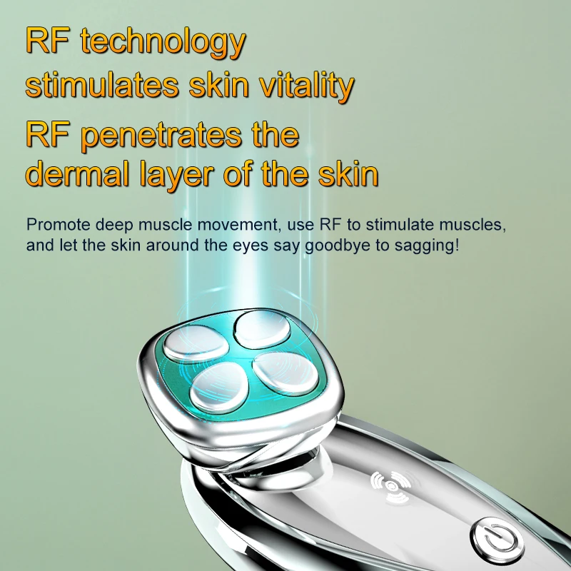 Hot sale EMS RF Electronic Eye Massager beauty device Wrinkle Remover for Face eye Lift face Massage Beauty tools